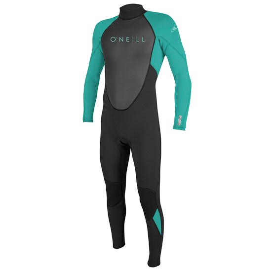 O'NEILL Youth wetsuit Reactor-2 3/2 Back Zip Full BLACK/LTAQUA