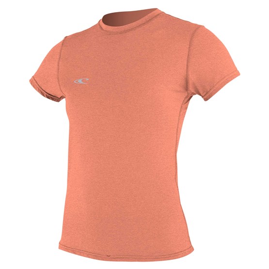 O'NEILL Womens rashguard Hybrid S/S Sun Shirt LIGHT GRAPEFRUIT