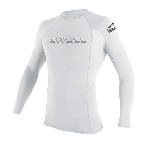 Lycra męska O'Neill Basic Skins L/S Rash Guard White