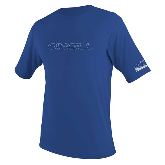 Mens rashguard O'Neill Basic Skins S/S Sun Shirt Pacific