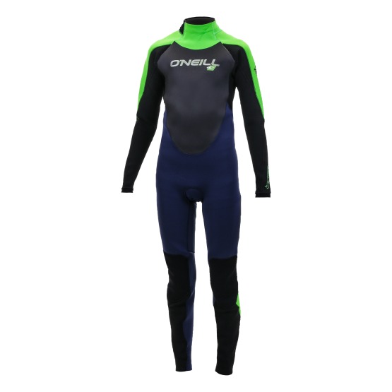 O'NEILL Youth wetsuit Epic 5/4 Back Zip Full NAVY/BLACK/DAYGLOW