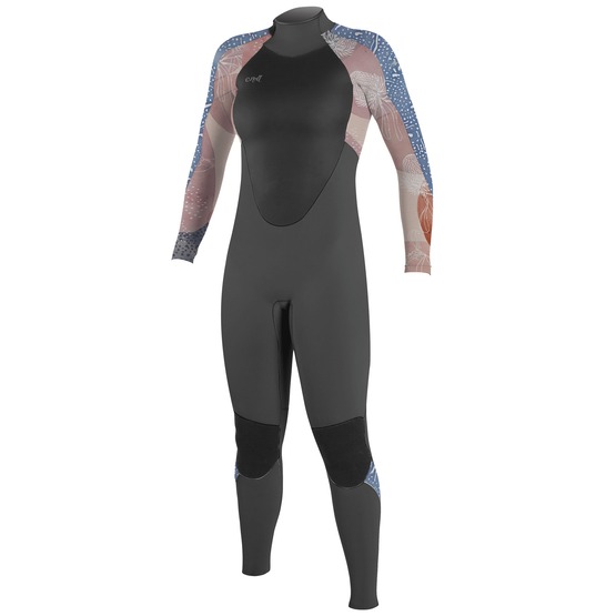 Youth wetsuit O'Neill Youth Epic 5/4 Back Zip Full Graphite/Desert bloom/Drift blue
