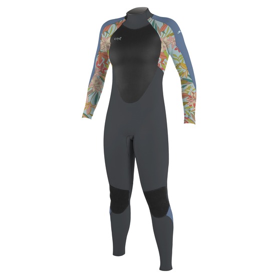Youth wetsuit O'Neill Youth Epic 5/4 Back Zip Full Graphite/Dahlia/Infinity
