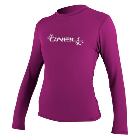 Lycra damska O'Neill Basic Skins L/S Sun Shirt Fox Pink