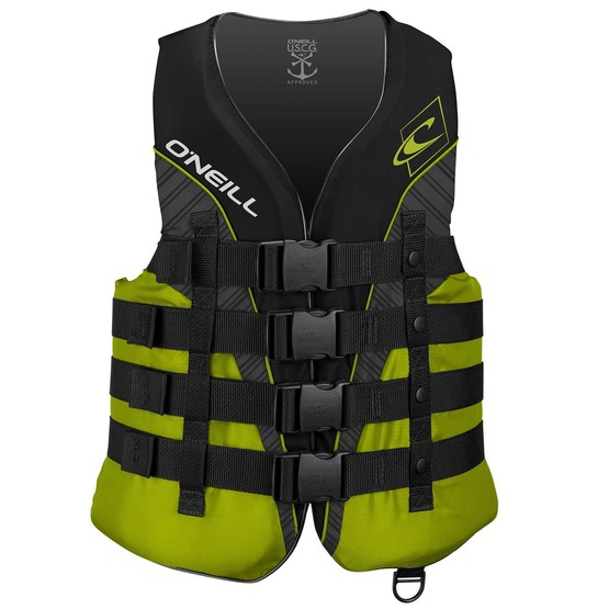 Buoyancy vest O'Neill Superlite 50N ISO Black/Lime/White unisex