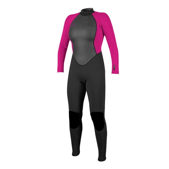 Womens wetsuit O'Neill Reactor-2 3/2mm Back Zip Full Black/Berry