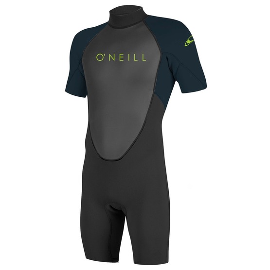 Youth wetsuit O'Neill Youth Reactor-2 Spring 2 mm Back Zip S/S Black/Slate