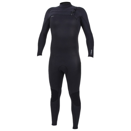 Mens wetsuit O'Neill Hyperfreak 3/2+ Chest Zip Full Black