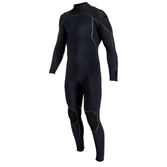 Mens wetsuit O'Neill Hyperfreak Fire 5/4+ Back Zip Full Black