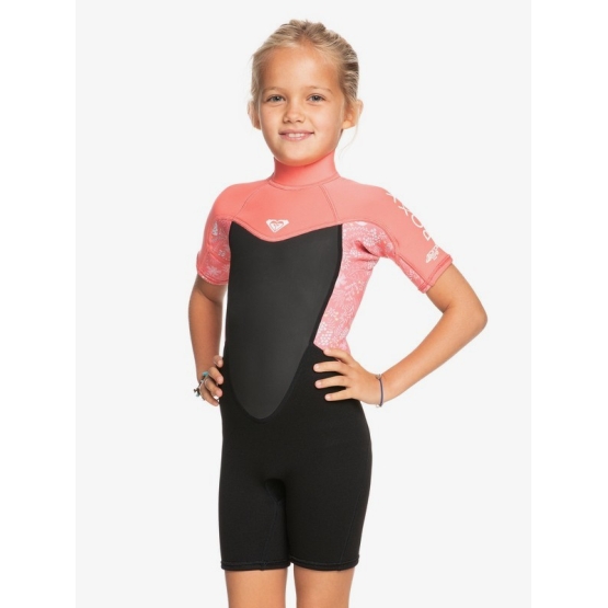 ROXY Toddler Wetsuit 2/2 PROLOGUE BZ BLACK/CORAL FLAME/BRIGHT WHITE