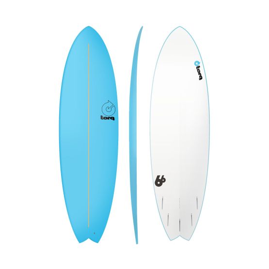 TORQ Surfboard Softboard Mod Fish Blue