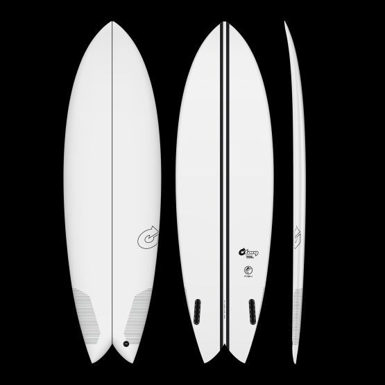 TORQ Surfboard TEC Twin Fish