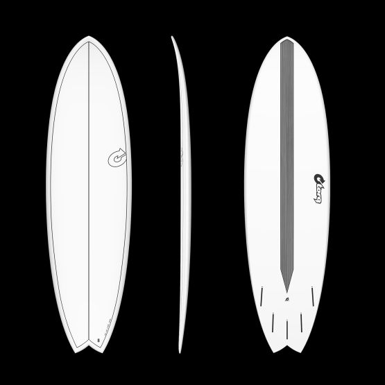 TORQ Surfboard Epoxy TET CS MOD Fish Carbon