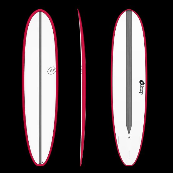 TORQ Surfboard Epoxy TET CS V+ Fun Carbon Red