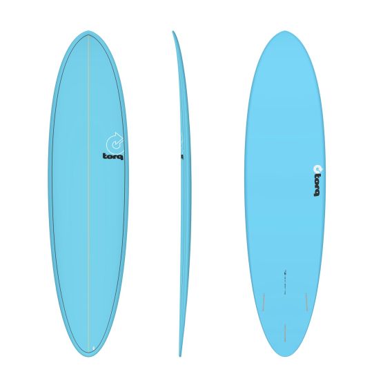 TORQ Surfboard Epoxy TET Funboard Blue