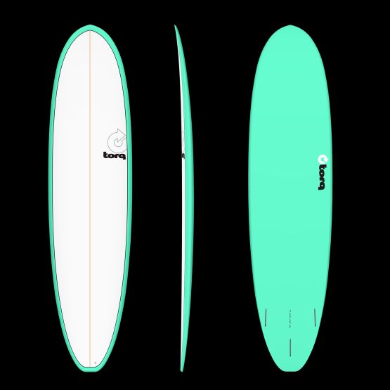 TORQ Surfboard Epoxy TET V+ Funboard Seagreen