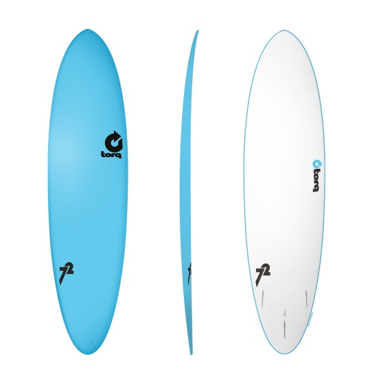 TORQ Surfboard Softboard Funboard blue