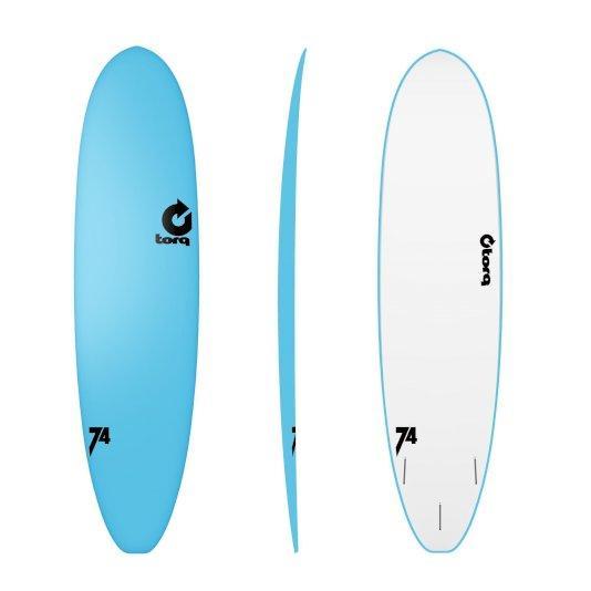 TORQ Surfboard Softboard VP Funboard blue
