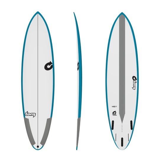 TORQ Surfboard TEC M2-S Rail Teal