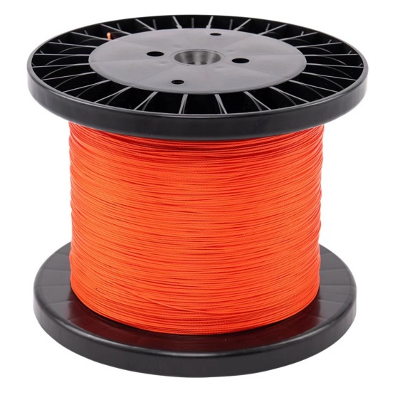 Linka kitesurfingowa Vector Dyneema Pre-stretched Orange Rolka 1000m