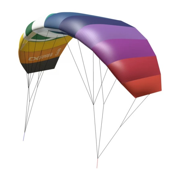Latawiec treningowy CrossKites Air Rainbow 2-linkowy