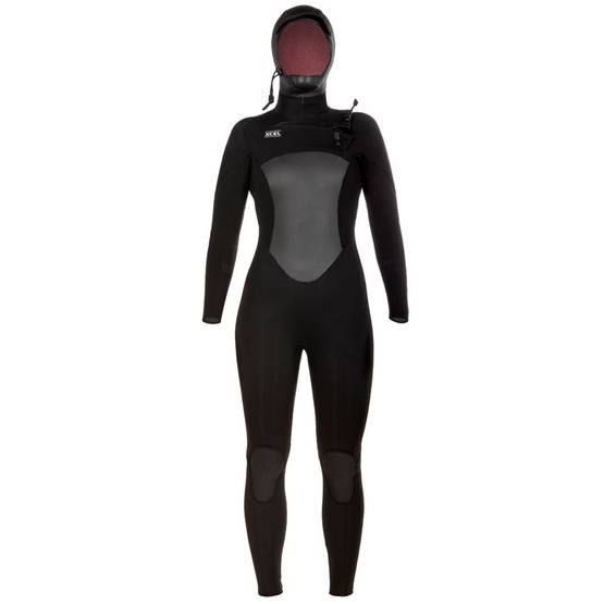 XCEL Women Wetsuit Infiniti Hooded X2 6/5 Black