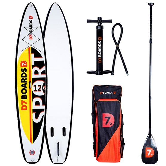 D7 Inflatable SUP Board SPORT 12'6
