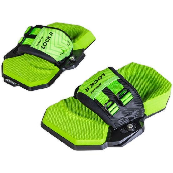 Bindings, pads and straps CrazyFly Lock II Green