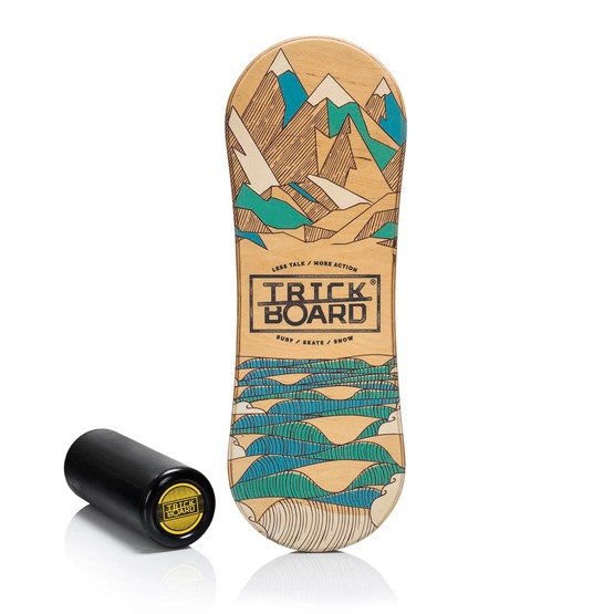 Deska do balansowania Trickboard Classic All Season + Wałek