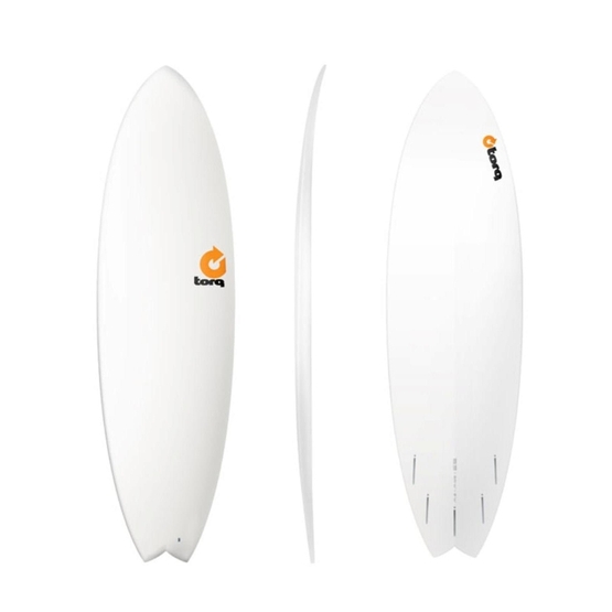 TORQ Deska surfingowa Epoxy 6.3 Fish White