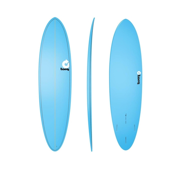 TORQ Surfboard Epoxy 7.2 Funboard Blue