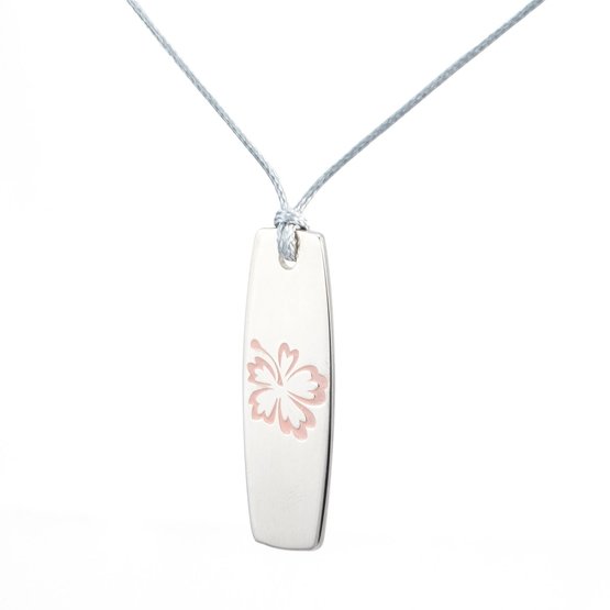 Silver+Surf Necklace Wakeboard L Twintip Hawaii