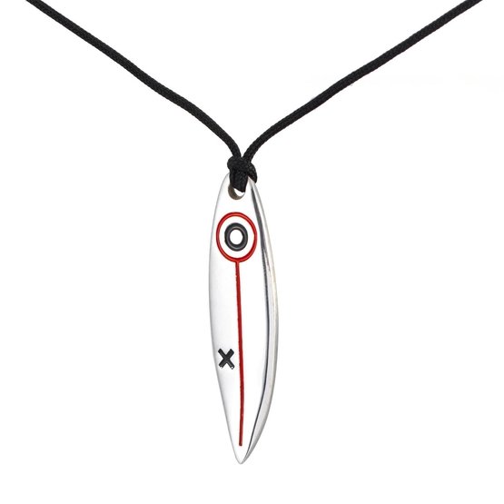 Silver+Surf Necklace Surfboard XL Target