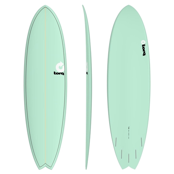 TORQ Surfboard Epoxy 7.2 Fish Seagreen