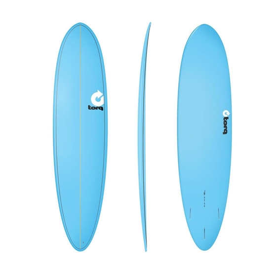 TORQ Surfboard Epoxy 7.6 Funboard Blue