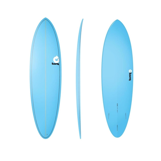 TORQ Surfboard Epoxy 6.8 Funboard Blue
