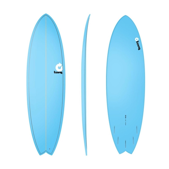 TORQ Deska surfingowa Epoxy 6.6 Fish Blue