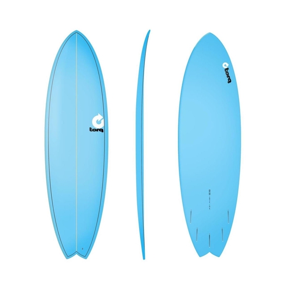 TORQ Surfboard Epoxy 6.3 Fish Blue