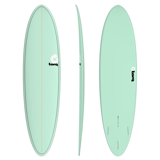 TORQ Surfboard Epoxy 7.2 Funboard Seagreen