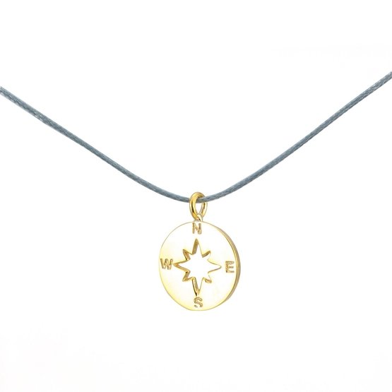 Silver+Surf Biżuteria S wind rose gold plated