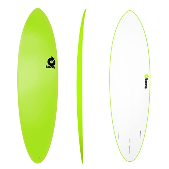 TORQ Surfboard Softboard 6.8 Funboard green