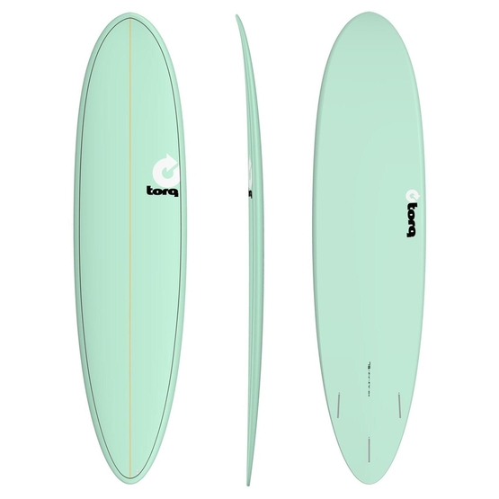 TORQ Surfboard Epoxy 7.6 Funboard Seagreen