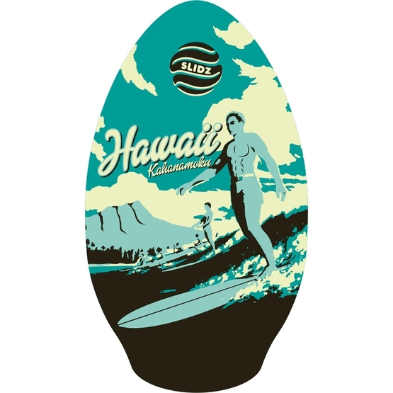 SLIDZ Skimboard 35 90cm Duke Black Aqua