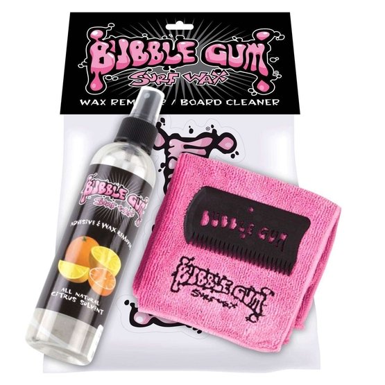BUBBLE GUM Wax removing kit - Citrus Spray + Towel + Comb
