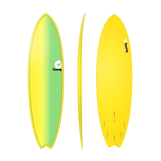 TORQ Surfboard Epoxy 6.10 Fish Full Fade