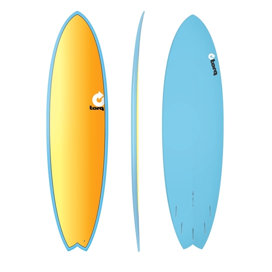 TORQ Surfboard Epoxy 7.2 Fish Full Fade