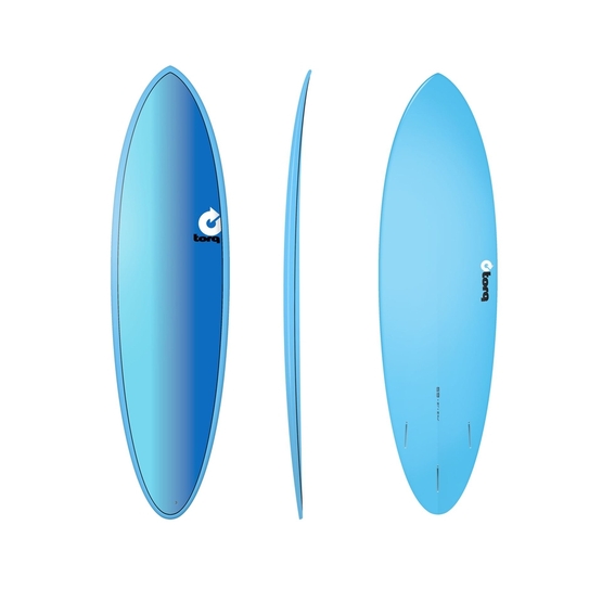 TORQ Surfboard Epoxy 6.8 Funboard Full Fade