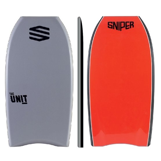 Dijk Moderator seinpaal SNIPER Bodyboard Unit PE 44 Grey Red - Price, Reviews - EASY SURF Shop