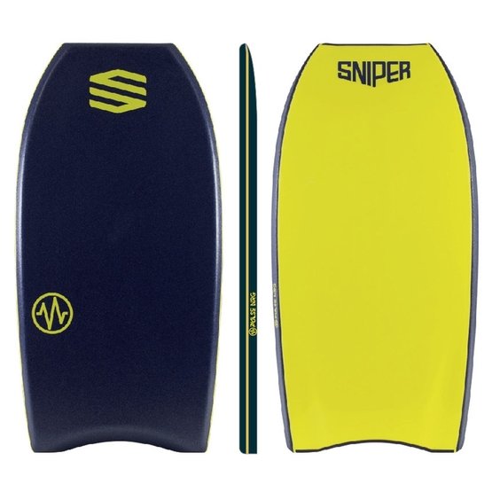 SNIPER Bodyboard Pulse NRG 41 Blue Yellow