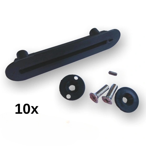 Finbox for Softboards 1/2'' 10pcs Futures